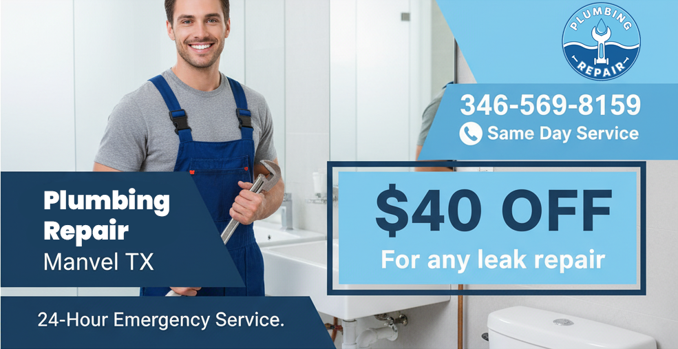 Plumbing Repair Manvel TX Coupons & Discounts - Save on Emergency & Installation Services
